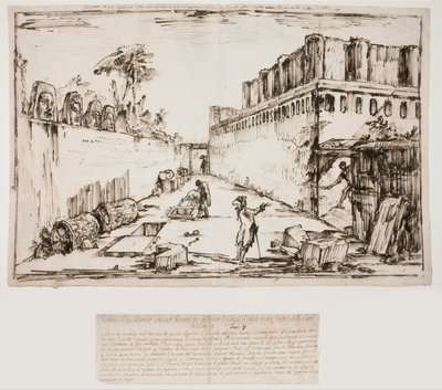 Das Grab der Istacidi, Pompeji von Giovanni Battista Piranesi